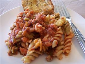 Rotini With Quick Meat Sauce | Anita's Tried & Heart Healthy Recipes