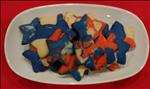 Red, White, & Blue Tie-Dyed Cookies